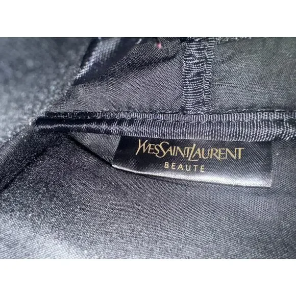 YSL Beauté Burgundy Oxblood Makeup Pouch - Picture 8 of 8